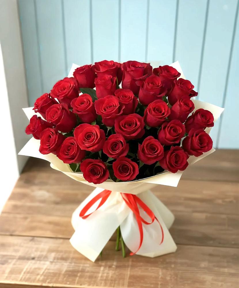 Букет 29 Красных роз в Ивановское