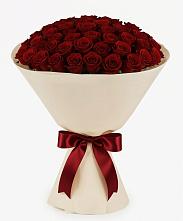 Букет 101 Бордовая роза Блэк Бакарра в Ивановское