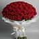 Букет 101 Красная роза Блэк Мэджик в Ивановское