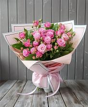 Букет Розовый кустик в Ивановское