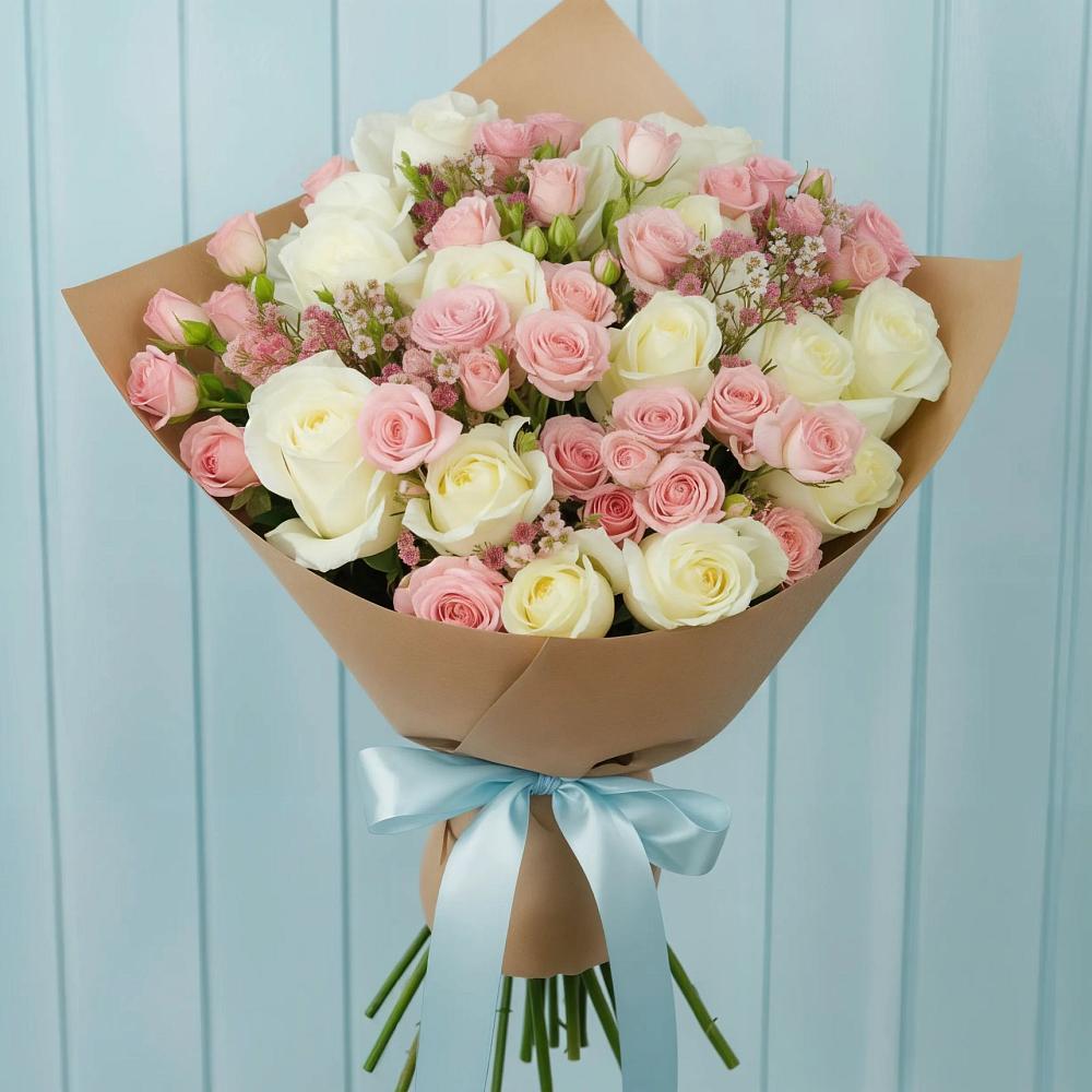 Букет цветов из: Розы в Ивановское