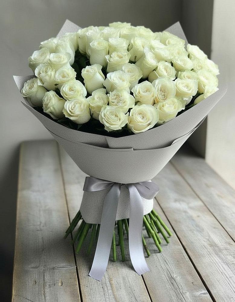 Букет 35 Белых роз в Ивановское