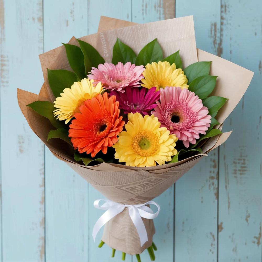 Букет цветов из: Герберы в Ивановское