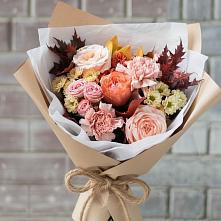 Букет цветов из:  Гвоздики, Хризантемы и Розы #REPLACE_PRED# Ивановское