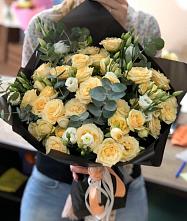 Букет цветов из:  Розы и Лизиантусы #REPLACE_PRED# Ивановское